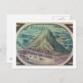 Aussicht auf die Stadt Potosi, Bolivien, mit ihrem Postkarte (Vorne/Hinten)