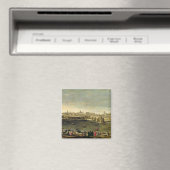 Aussicht auf die Stadt Saragossa Magnet (In Situ (Geschirrspüler))