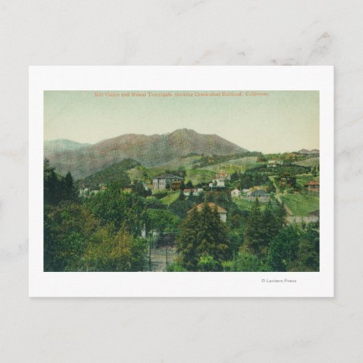 Aussicht auf die Stadt, Tamalpais Postkarte (Vorderseite)