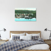 Aussicht auf die Stadt und den Damm Leinwanddruck (Insitu (Schlafzimmer))