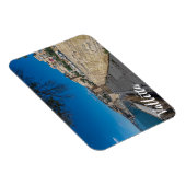 Aussicht auf die Stadtmauer und den Hafen von Vall Magnet (Rechte Seite)