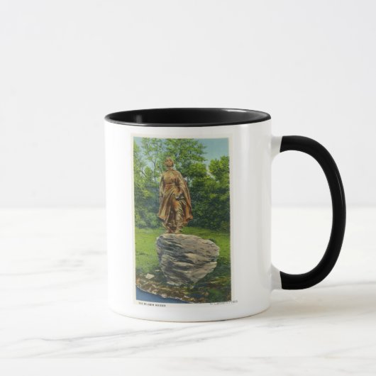 Aussicht auf die Statue Pilgrim Maiden Tasse (Rechts)