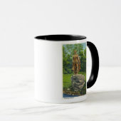Aussicht auf die Statue Pilgrim Maiden Tasse (VorderseiteRechts)