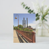 Aussicht auf die Stone Arch Bridge Postkarte (Stehend Vorderseite)