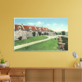 Aussicht auf die Südbarriere von der Flagge Leinwanddruck (Insitu (Wohnzimmer))