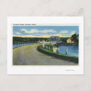 Aussicht auf die Südhafenbrücke Postkarte