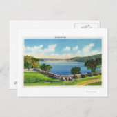 Aussicht auf die Südmauer Postkarte (Vorne/Hinten)