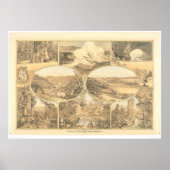 Aussicht auf die Südpazifikküstenbahn (1649A) Poster (Vorne)