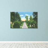 Aussicht auf die Tanglewood Gardens # 2 Leinwanddruck (Insitu (Holzboden))