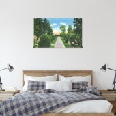 Aussicht auf die Tanglewood Gardens # 2 Leinwanddruck (Insitu (Schlafzimmer))