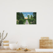 Aussicht auf die Tanglewood Gardens # 2 Poster (Küche)