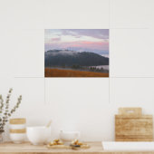 Aussicht auf die Tatra bei Sonnenaufgang Poster (Küche)