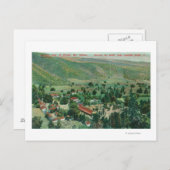 Aussicht auf die Thermalquellen und Gärten von Par Postkarte (Vorne/Hinten)