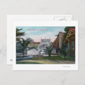 Aussicht auf die Tickler-Fahrt im Idora Park Postkarte (Vorne/Hinten)