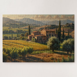 Aussicht auf die Toskana Puzzle