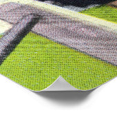 Aussicht auf die Touristen im Hathorn Spring House Poster (Ecke)