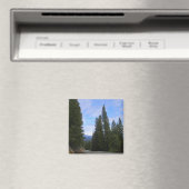 Aussicht auf die Trinity Alpen.... Magnet (In Situ (Geschirrspüler))
