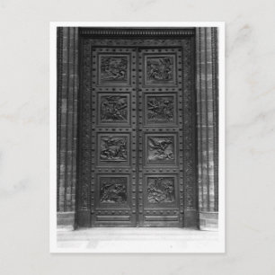 Aussicht auf die Tür von La Madeleine Postkarte