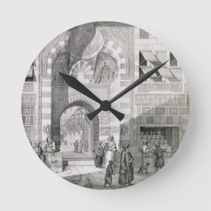 Aussicht auf die Tür von Okal Kaid-Bey, aus "Denkm Runde Wanduhr