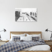 Aussicht auf die Universität WA Campus Eintritt Leinwanddruck (Insitu (Schlafzimmer))