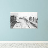 Aussicht auf die Universität WA Campus Eintritt Leinwanddruck (Insitu (Holzboden))