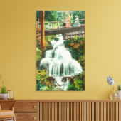 Aussicht auf die Unteren FälleShasta Springs, CA Leinwanddruck (Insitu (Wohnzimmer))