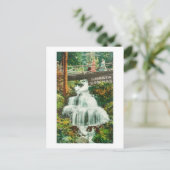 Aussicht auf die Unteren FälleShasta Springs, CA Postkarte (Stehend Vorderseite)