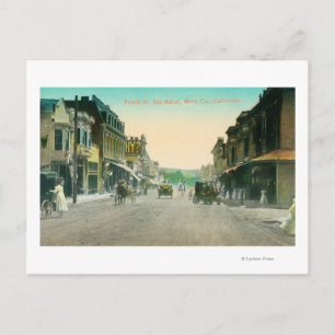 Aussicht auf die Vierte Straße # 2San Rafael, CA Postkarte