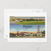 Aussicht auf die Villa Dana Postkarte (Vorne/Hinten)