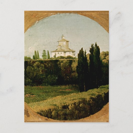 Aussicht auf die Villa Medici, Rom Postkarte (Vorderseite)