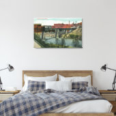 Aussicht auf die Vincent Street Bridge Leinwanddruck (Insitu (Schlafzimmer))