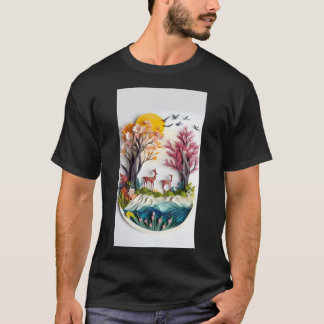 Aussicht auf die Waldnatur T-Shirt