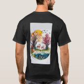 Aussicht auf die Waldnatur T-Shirt (Rückseite)