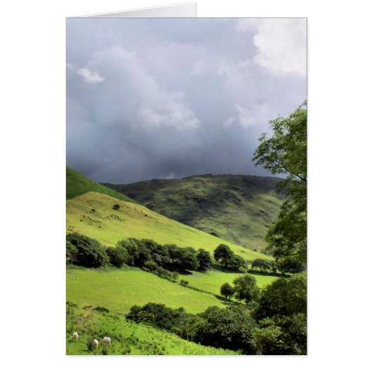 AUSSICHT AUF DIE WALES-Karte (Vorne)