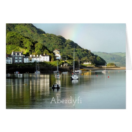 AUSSICHT AUF DIE WALES-Karte (Vorderseite (Horizontal))