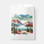 Aussicht auf die Wasserfarben Geschenktütchen (Vorderseite)