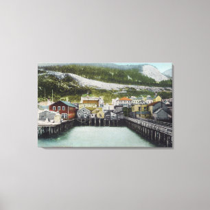 Aussicht auf die Wasserfront und die StadtDouglass Leinwanddruck