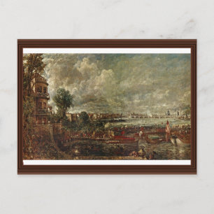 Aussicht auf die Wasserloo-Brücke von den Treppen Postkarte