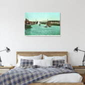 Aussicht auf die Water FrontRedwood City, CA Leinwanddruck (Insitu (Schlafzimmer))