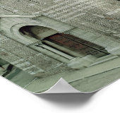 Aussicht auf die Westfassade, 10.-11. Jahrhundert Poster (Ecke)