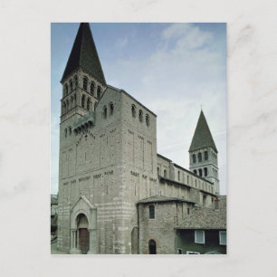 Aussicht auf die Westfassade, 10.-11. Jahrhundert Postkarte