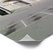 Aussicht auf die Westfassade 2 Poster (Ecke)