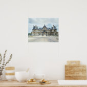 Aussicht auf die Westfassade des Chateau de Maison Poster (Küche)