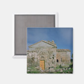 Aussicht auf die Westfassade, gebaut c.862-930 Magnet (Vorderseite/Rückseite)