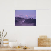Aussicht auf die Wintertatra Poster (Küche)