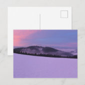 Aussicht auf die Wintertatra Postkarte (Vorne/Hinten)