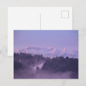 Aussicht auf die Wintertatra Postkarte (Vorne/Hinten)