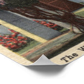 Aussicht auf die Wisteria Pergola, Oasis Hotel Poster (Ecke)