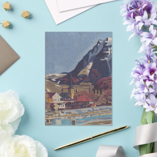 Aussicht auf Dolný Kubín von Arnold Peter Weisz Acryleinladungen (In Situ (Hochzeit))