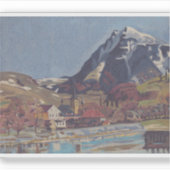 Aussicht auf Dolný Kubín von Arnold Peter Weisz Aufkleber (Vorderseite)